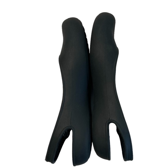 Crocs Olivia Black Jeweled Slingbacks Slip On Ballet Flats Rubber Size 7 - Picture 7 of 9